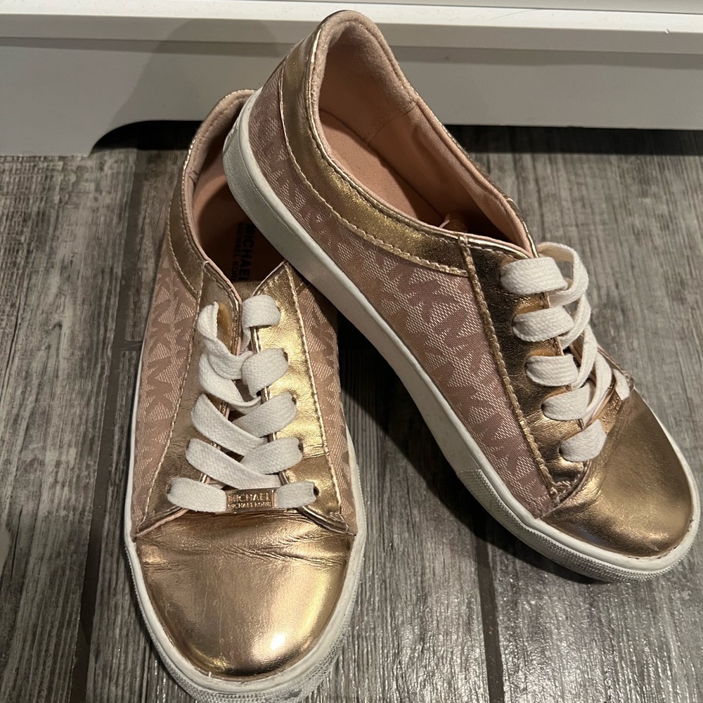 Michael Kors Gold Girls Sneakers